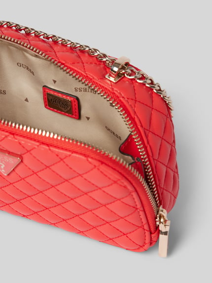GUESS Handtasche mit Steppnähte Modell 'ECO RIANEE MINI' Rot 5