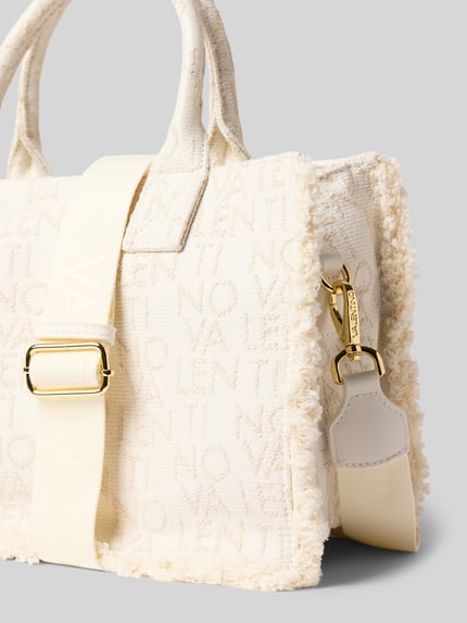Valentino Bags Tote Bag mit Baumwoll-Anteil Modell 'SHYLA' Weiss 2