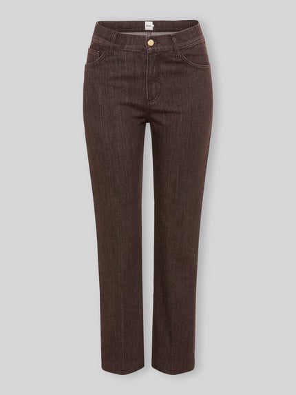 Brax Straight Fit Jeans aus reiner Baumwolle Modell 'STYLE.MAY S' Dunkelbraun 2