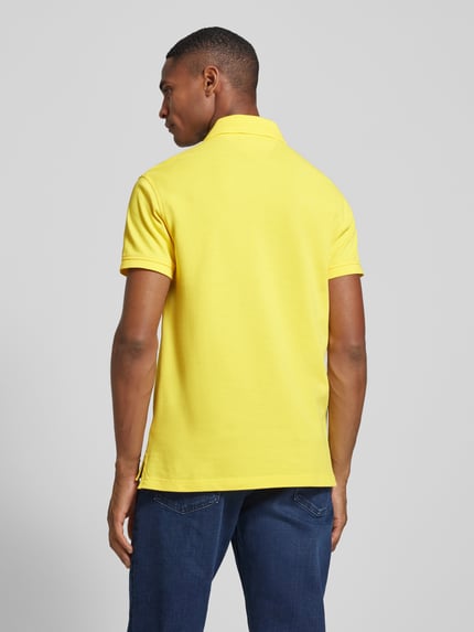 Tommy Hilfiger Poloshirt mit Label-Stitching GELB 5