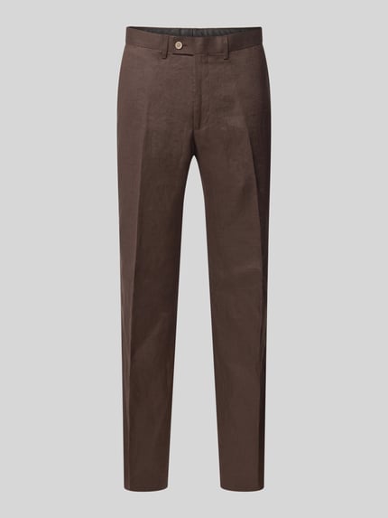 Leinenhose mit Gesäßtaschen Shop The Look MANNEQUINE