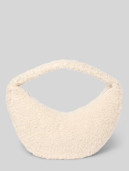 CK Calvin Klein Henkeltasche aus Teddyfell Offwhite 4
