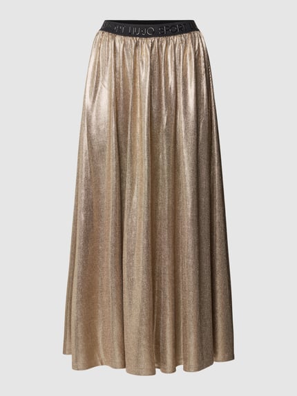 Liu Jo Sport Rok met elastische logoband Goud gemêleerd - 2