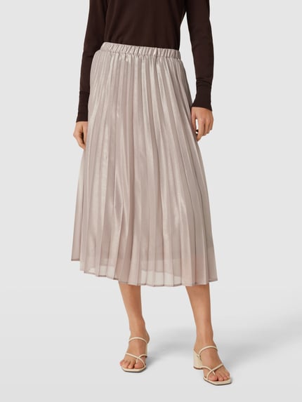 MORE & MORE Midirok met elastische band Taupe - 4