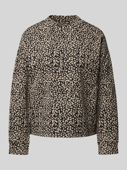 Gebreide pullover met opstaande kraag Shop The Look MANNEQUINE