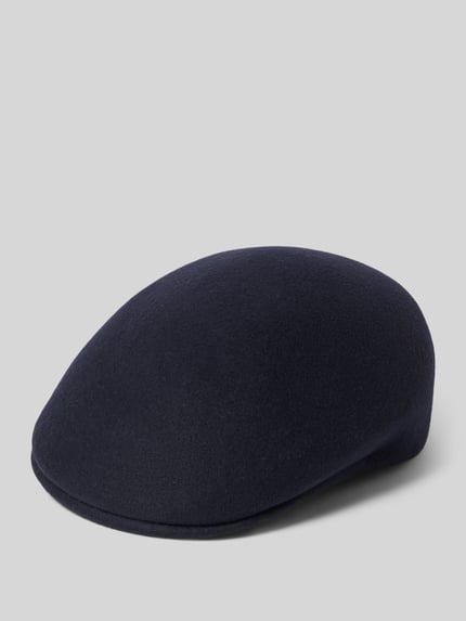 Productfoto, Schiebermütze aus reiner Wolle van MUELLER HUETE in effen kleuren, versterkte klep, wollen bies, herenaccessoire