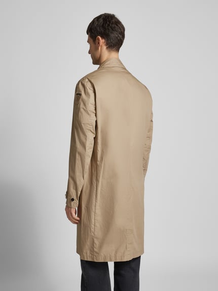 Blauer USA Parkamantel mit Label-Badge Modell 'HUDSON' Sand 5