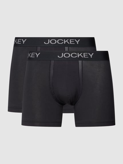 Jockey Trunks in effen design Zwart - 1