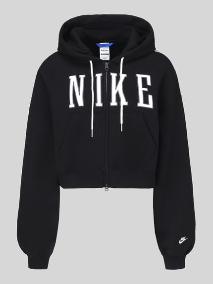 Nike Sweatjacke mit Logo-Schriftzug Black 2
