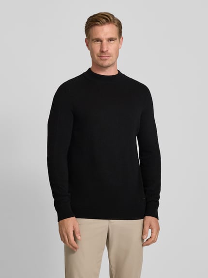 JOOP! COLLECTION Strickpullover mit Kaschmir-Anteil und Rundhalsausschnitt Black 4