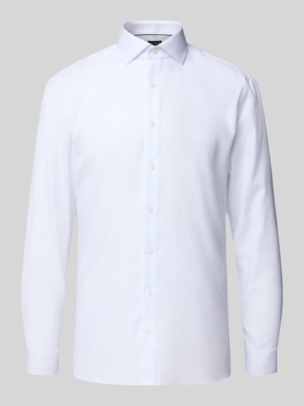 OLYMP No. Six Super Slim Fit Business-Hemd mit Kentkragen Modell 'Royal' Weiss 2