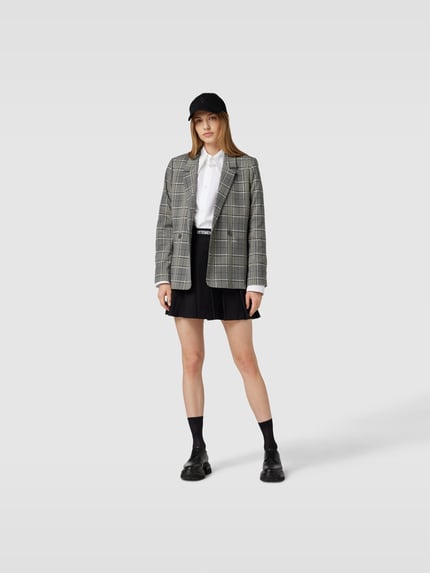 VETEMENTS minirok met labelstitching Zwart - 1