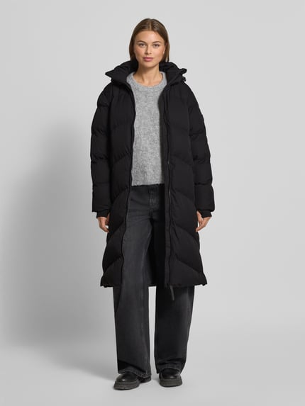 Cars Jeans Steppmantel mit Kapuze Modell 'HESSYA' Black 1