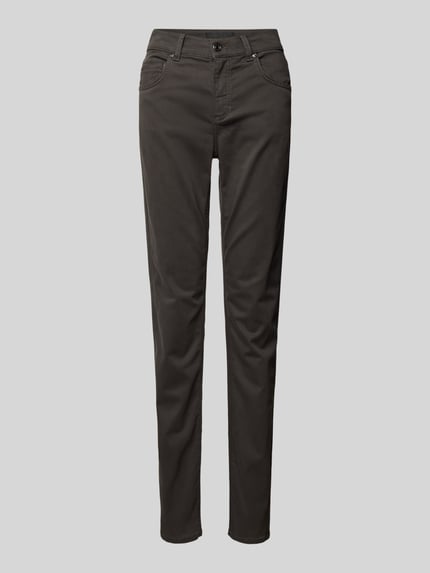 ANGELS Jeansy o kroju slim fit z 5 kieszeniami model ‘CICI’ Antracytowy 2