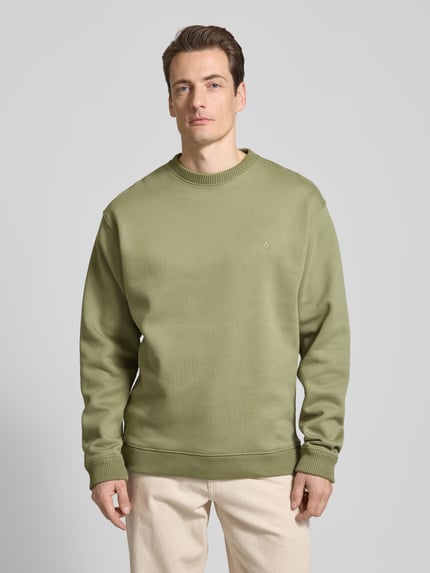 DRYKORN Sweatshirt mit Motiv-Stitching Modell 'KARIO' Gruen 4