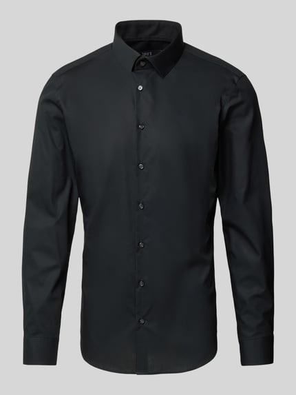 Jake*s Slim Fit Business-Hemd mit Kentkragen Black 2