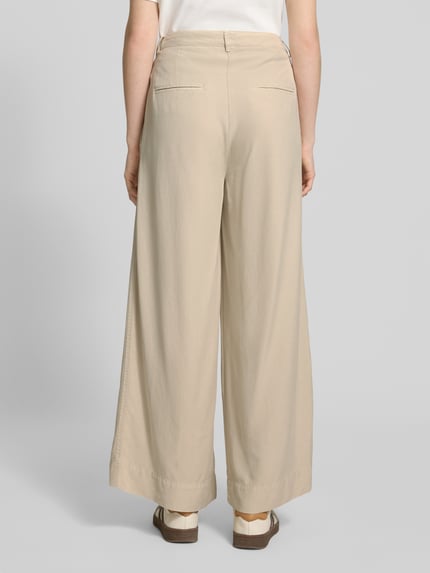CAMBIO Stoffen broek met Franse steekzakken, model 'ADELINE' Zand - 5