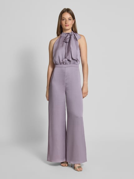 SWING Jumpsuit met opstaande kraag Paars - 4