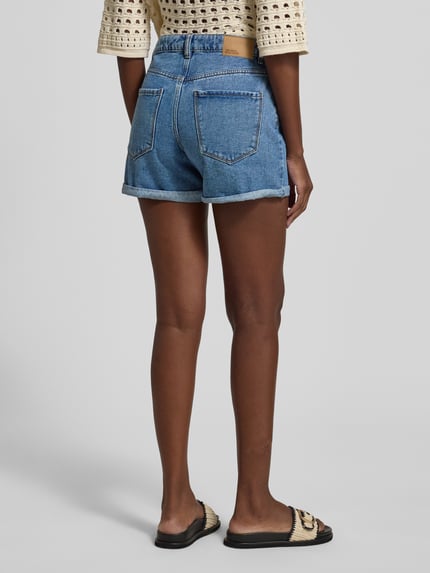 VERO MODA Szorty jeansowe o kroju loose fit z mieszanka bawełny model 'ZURI' Jeansowy niebieski 5