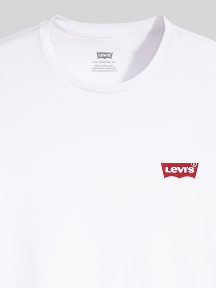 Levi's® męski t-shirt o kroju relaxed fit z czystej bawełny w zestaw 2 szt. Biały 5