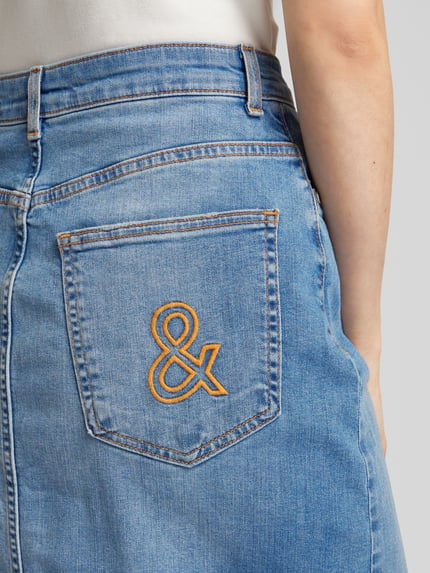 Smith and Soul Jeansrock im 5-Pocket-Design Blau 3