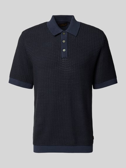 Koszulka polo o kroju regular fit w stylu dzianiny model 'Kingsley' Shop The Look MANNEQUINE
