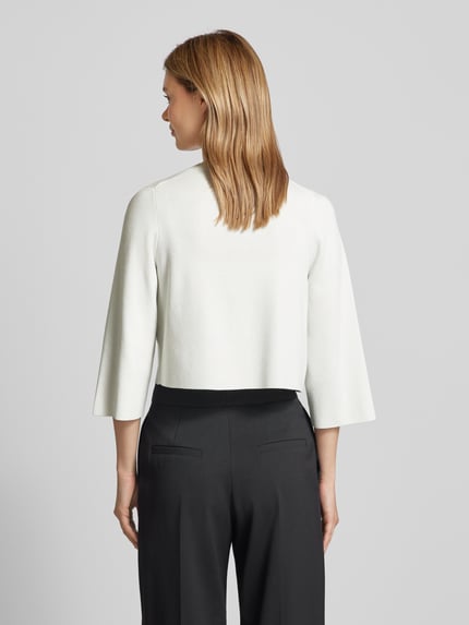 s.Oliver BLACK LABEL Strickcardigan mit offener Vorderseite Weiss 5