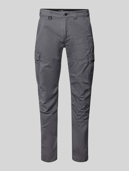 s.Oliver RED LABEL Regular Fit Cargohose aus Baumwoll-Mix Black 2