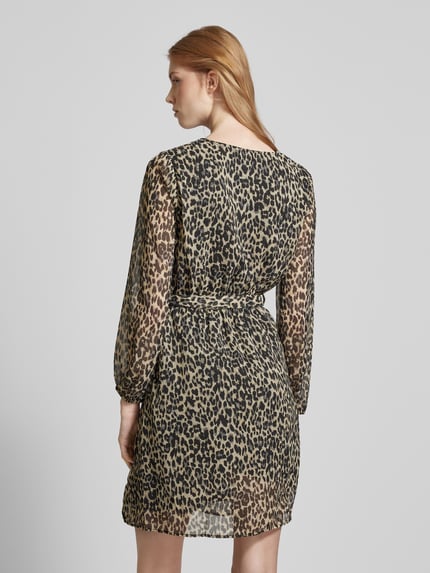 ONLY Kleid mit Allover-Muster Modell 'CERA' Sand 5