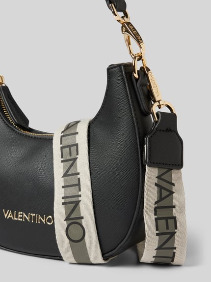 Valentino Bags Torebka z napisem z logo model ‘ZERO RE’ Czarny 2