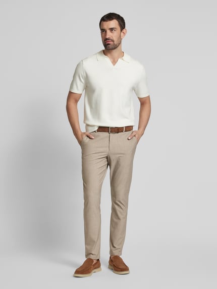Selected Slim Fit Chino mit Eingrifftaschen Modell 'ROBERT'
 Beige 1