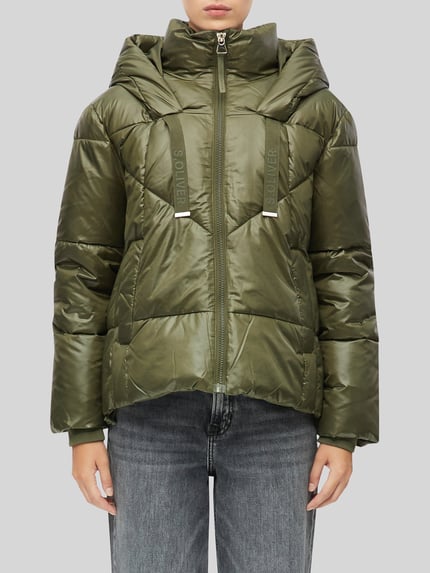 s.Oliver RED LABEL Pufferjacke mit Kapuze Modell '2187773' Khaki 3