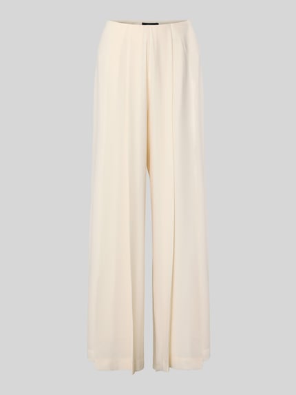 Weite Hose mit Bundfalten  Shop The Look MANNEQUINE
