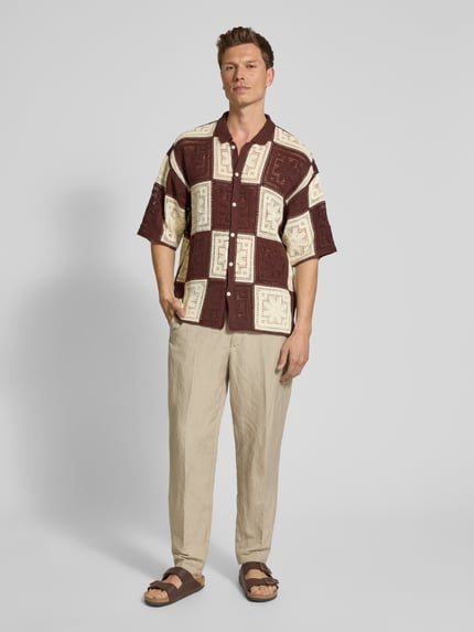 WOODBIRD Freizeithemd mit Umlegekragen Modell 'Banks' Offwhite 1