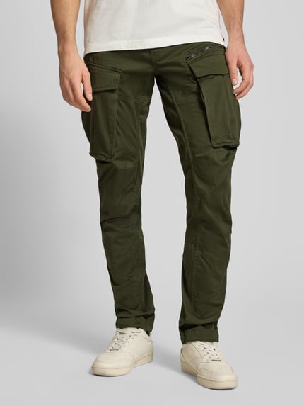 G-Star RAW Regular Tapered Fit Cargohose mit Reißverschlusstasche Oliv 4