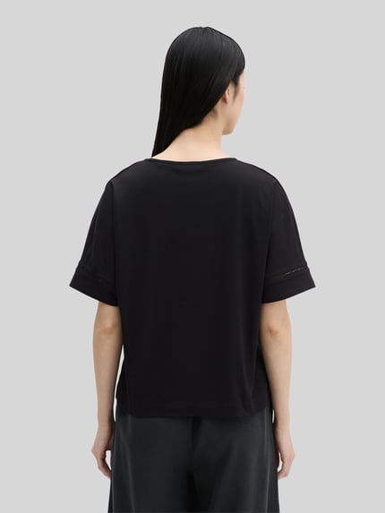 Marc O'Polo Relaxed Fit T-Shirts aus Baumwoll-Mix Black 5