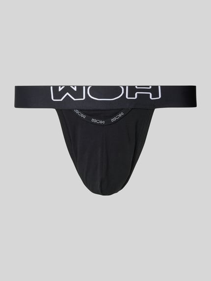 WOH Jockstrap mit elastischem Label-Bund Black 1