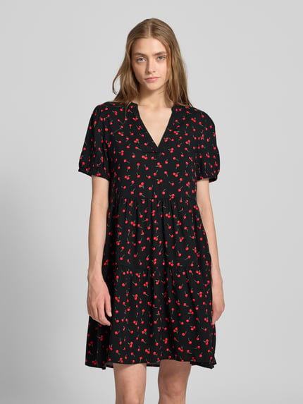 ONLY A-Linie Freizeitkleid aus reiner Viskose Modell 'NOVA LIFE' Black 4