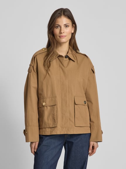 Blonde No. 8 Trencz z kieszeniami z patką Camel 4
