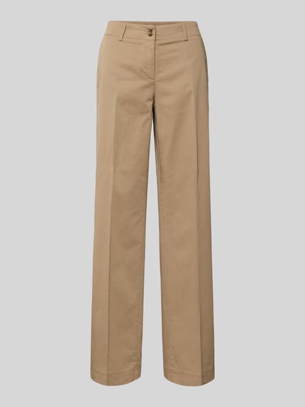 Brax Chino mit Bügelfalten Beige 2