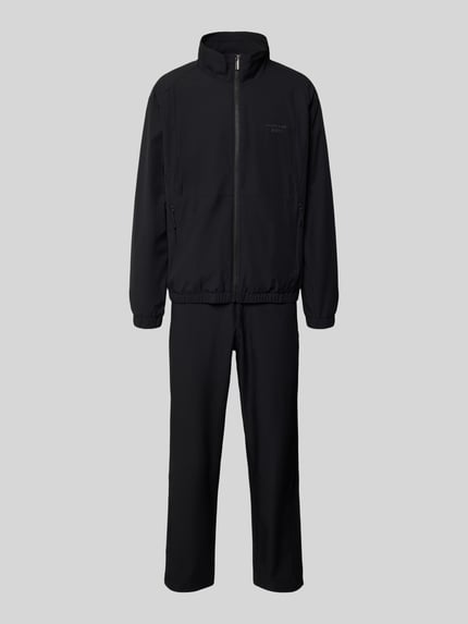 Produktfoto, Regular Fit Trainingsanzug mit Label-Detail Modell LW_PS Spirit70 TT - PORSCHE X BOSS von BOSS, schwarz, unifarben, Piqué-Struktur