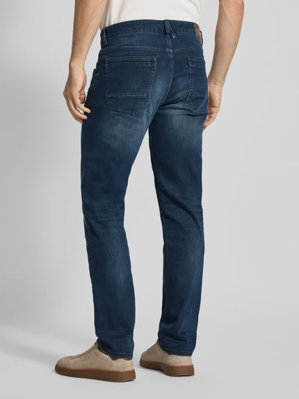 PME Legend Jeansy o kroju regular fit z 5 kieszeni model "Nightflight" Jeansowy niebieski 5