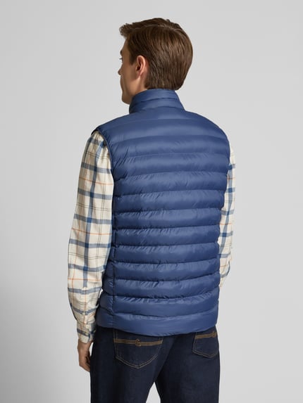 Tommy Hilfiger Regular Fit Steppweste mit Logo-Stitching Hellblau 5