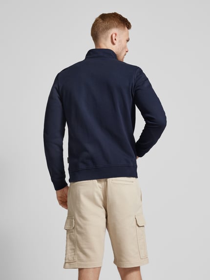 Napapijri Bluza rozpinana z wyhaftowanym logo model ‘BALIS’ Granatowy 5