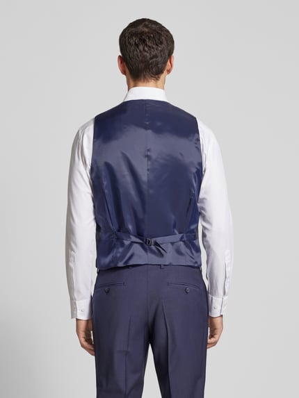 Pierre Cardin Regular fit gilet van scheerwolmix, model 'HUGO' Blauw - 5