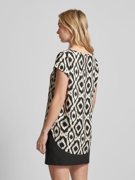 ONLY Blusenshirt aus Viskose Modell 'NOVA' Black 5