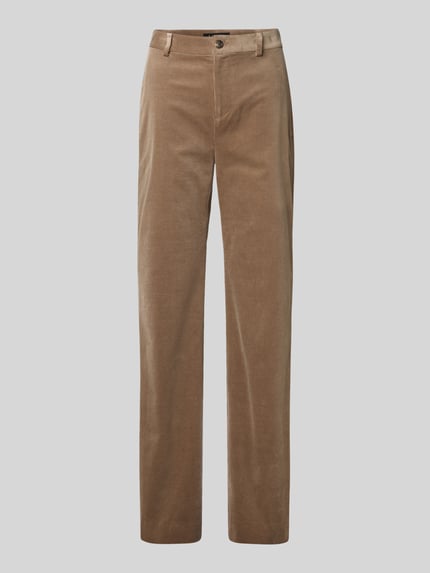 Lauren Ralph Lauren Flared Cut Cordhose mit Eingriff- und Gesäßtaschen Modell 'KADEN' Taupe 2