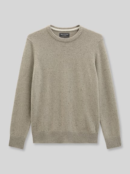 Marc O'Polo Pullover mit Tweedstruktur Beige 2
