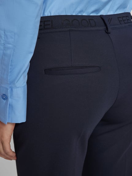 Brax Spodnie materiałowe o kroju regular fit o skróconym kroju model ‘STYLE.MARON’ Granatowy 3
