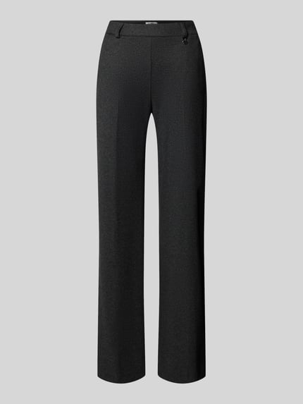 Raphaela By Brax Regular Fit Hose mit Bundfalte Modell 'LILLYTH FLARED' Anthrazit 2